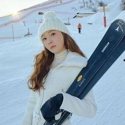 偶遇明星网红滑雪,网红与偶像的冬日浪漫际遇